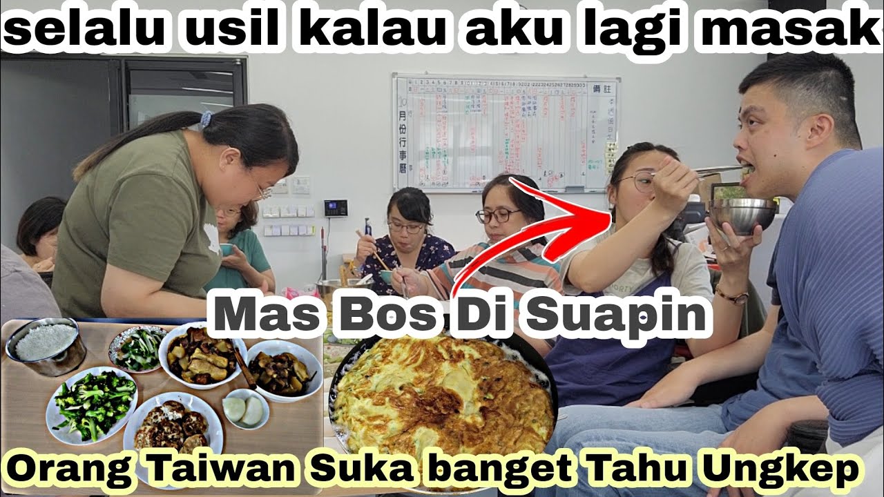 Orang Taiwan Doyan Banget Tahu Ungkep ⁉️Senengnya Mas Fi Suapin