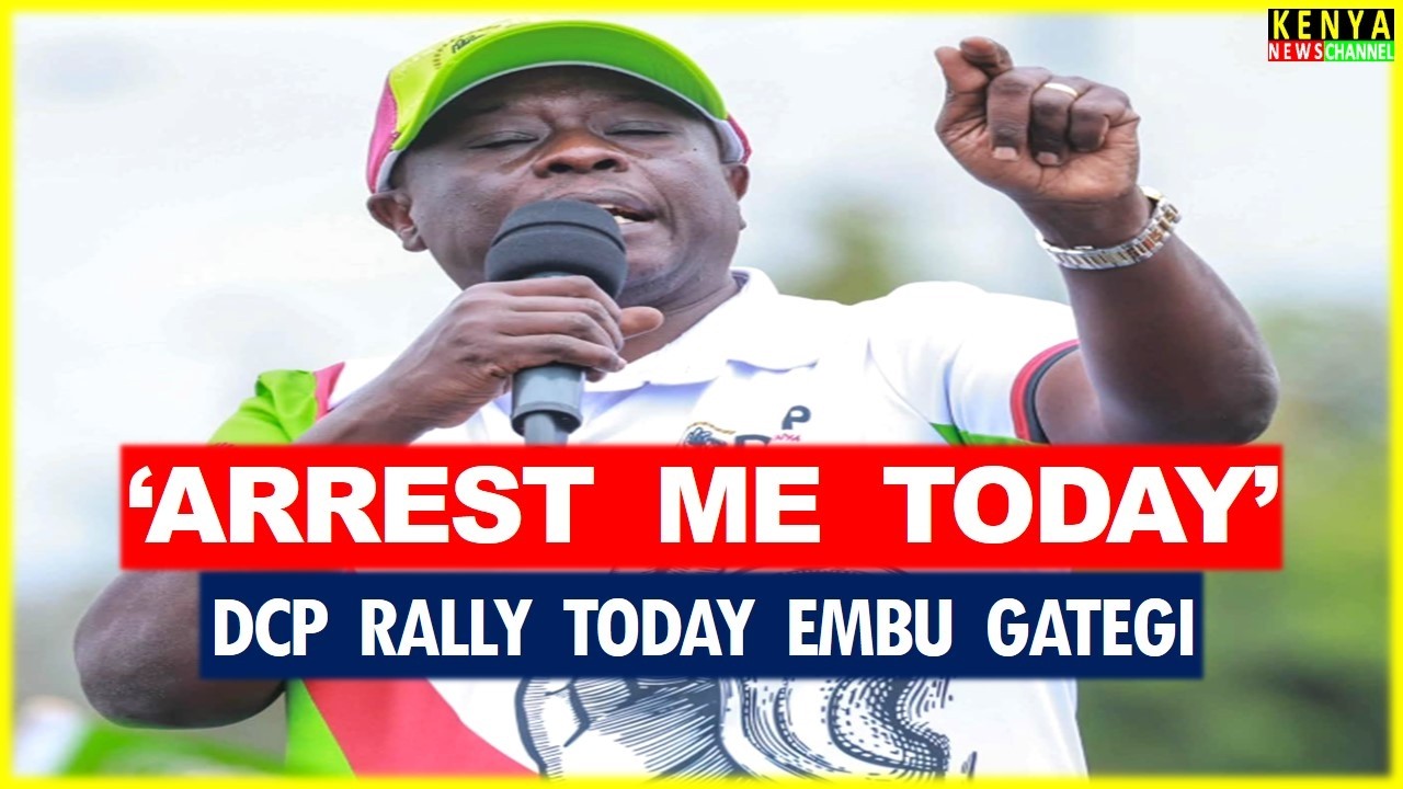 Gachagua EXPLOSIVE speech today addressing Ruto, Murkomen & Aden Duale at DCP Rally Gategi Embu