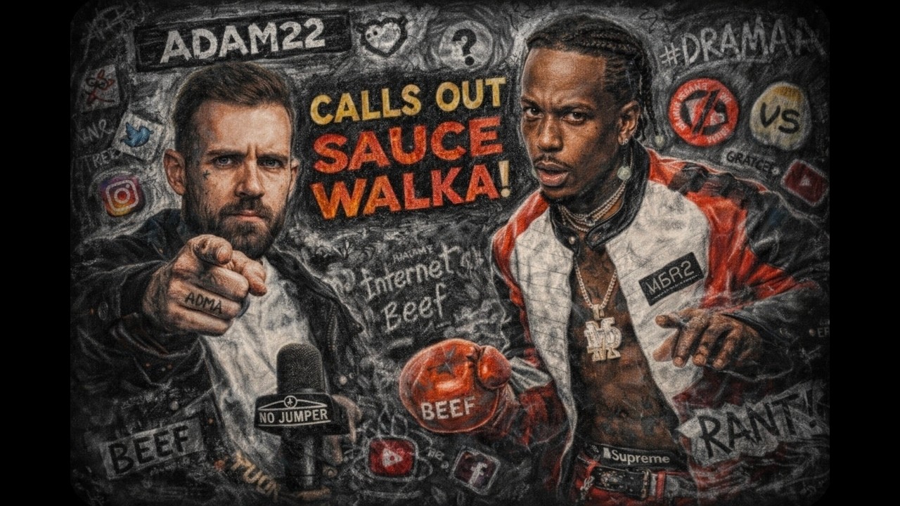 Adam22 Calls Out Sauce Walka On No Jumper After His Rant… Fade Talk Gets REAL 👀