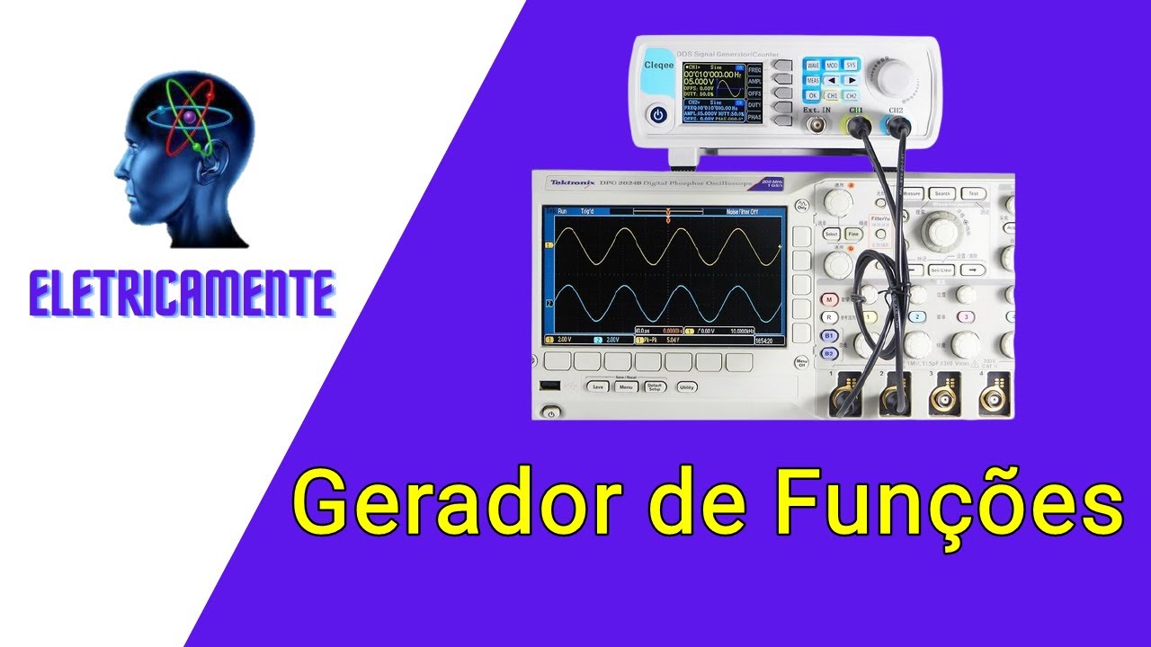 Gerador de função JDS6600-60M  | Gerador de Sinais de 60MHz  | Bom e barato  | Teste no osciloscópio