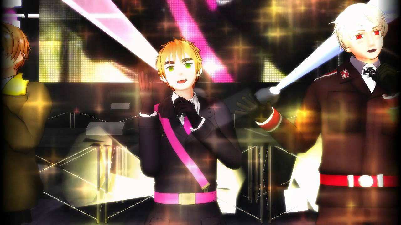 【APヘタリアMMD】マジLOVE1000％を再現してみた【音源変更ver】