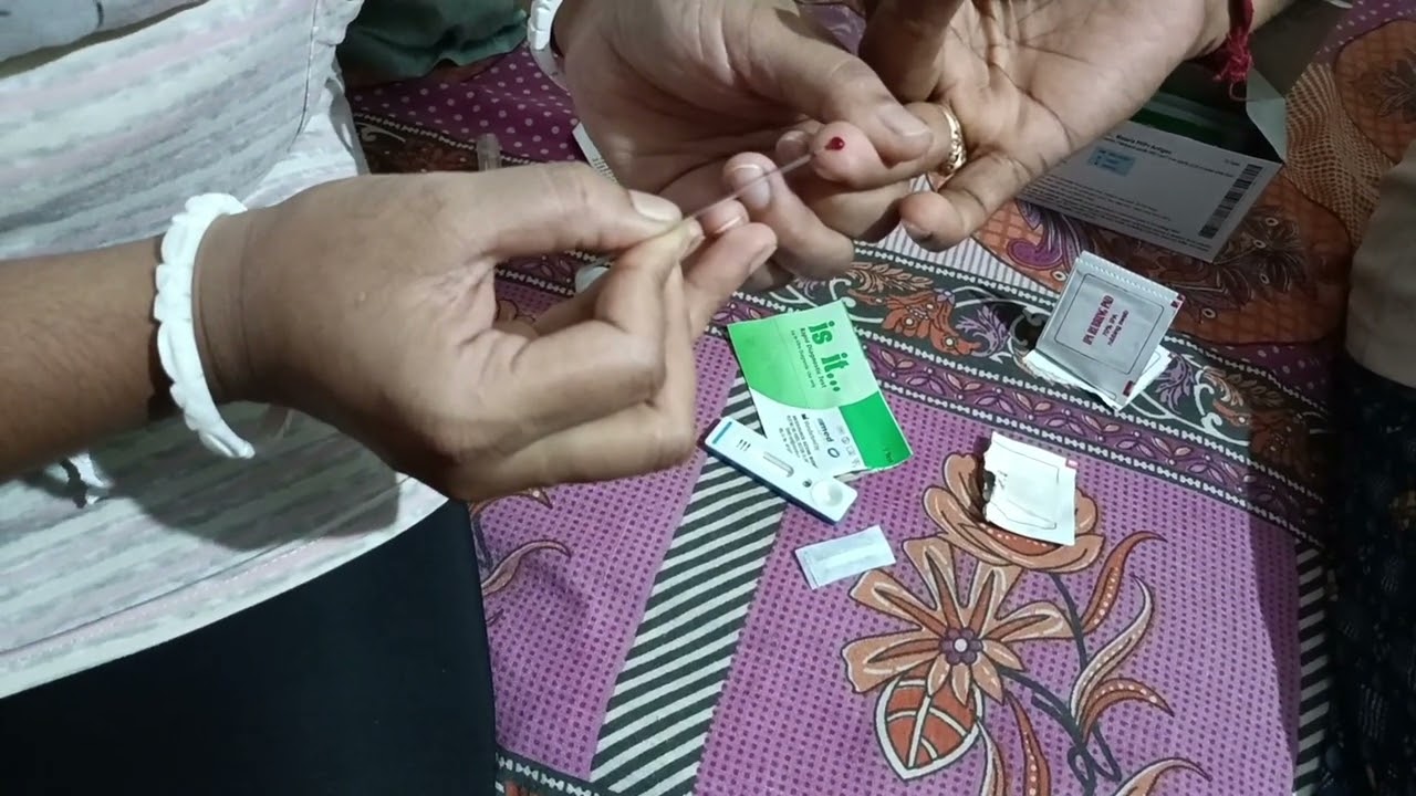 RDK TEST II বাড়িতে ম্যালেরিয়া টেস্ট।। VLOG 15