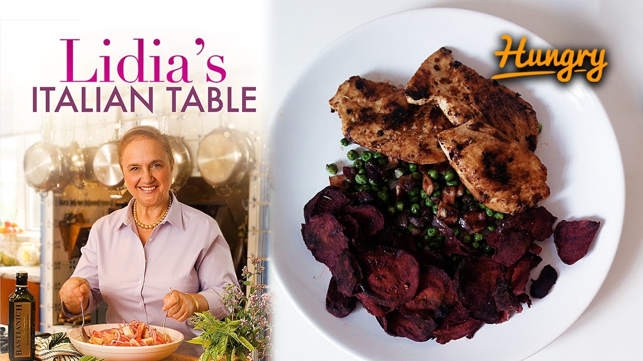 Курица Вальдостана и свиная пиццайола - Lidia's Italian Table (S1E10)