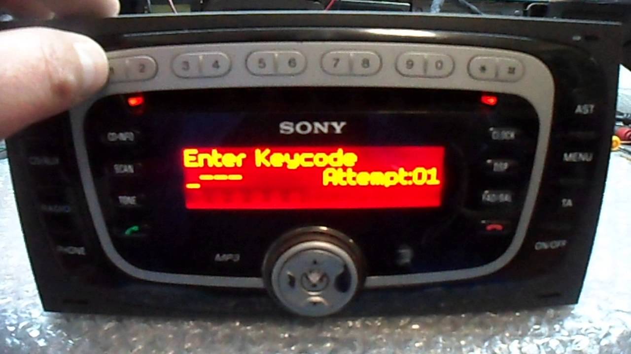 FORD SONY CD ÇALAR LOCKED   PROBLEM SOLVED ( ÇÖZÜMÜ)