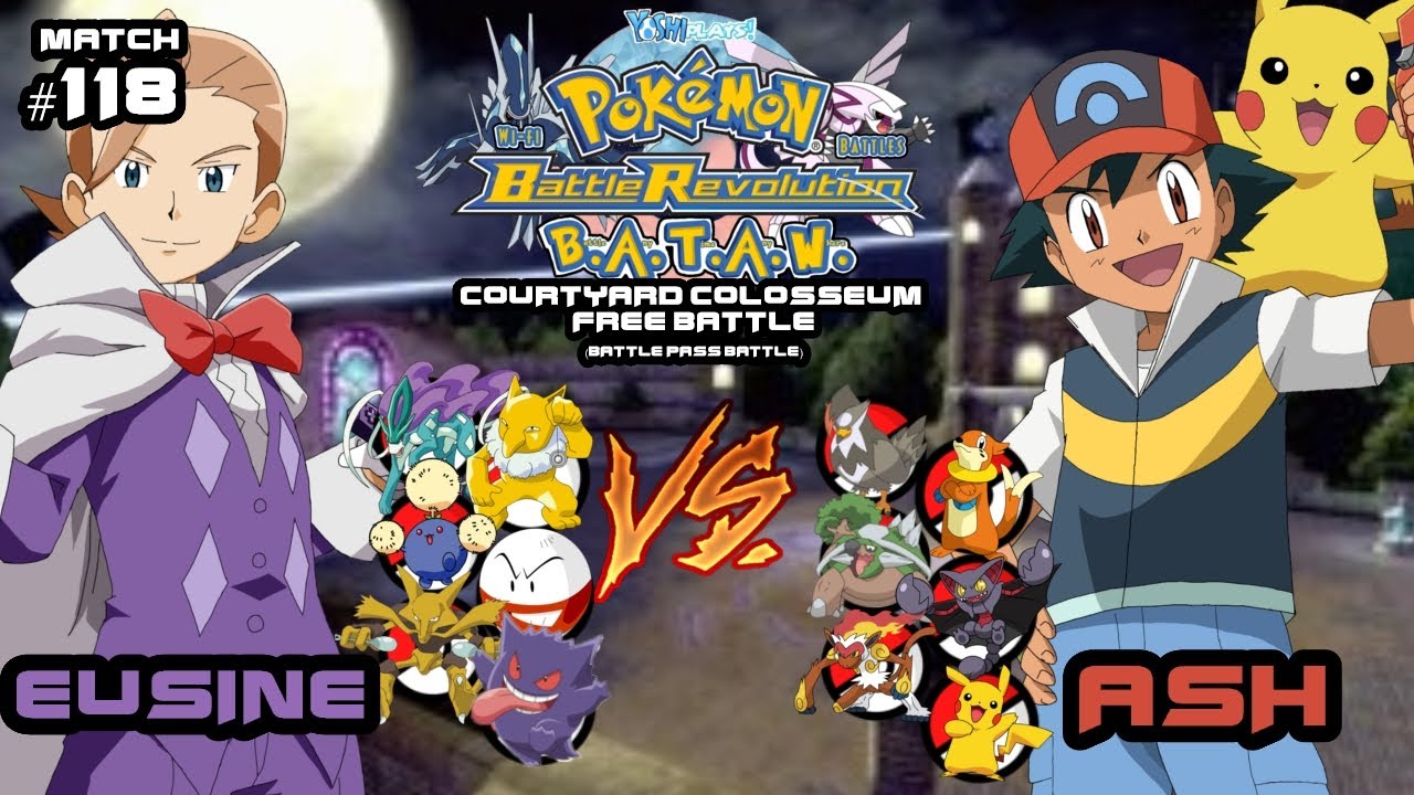 Pokemon Battle Revolution BATAW(Wi-Fi Battles) Match #118: Eusine vs. Ash