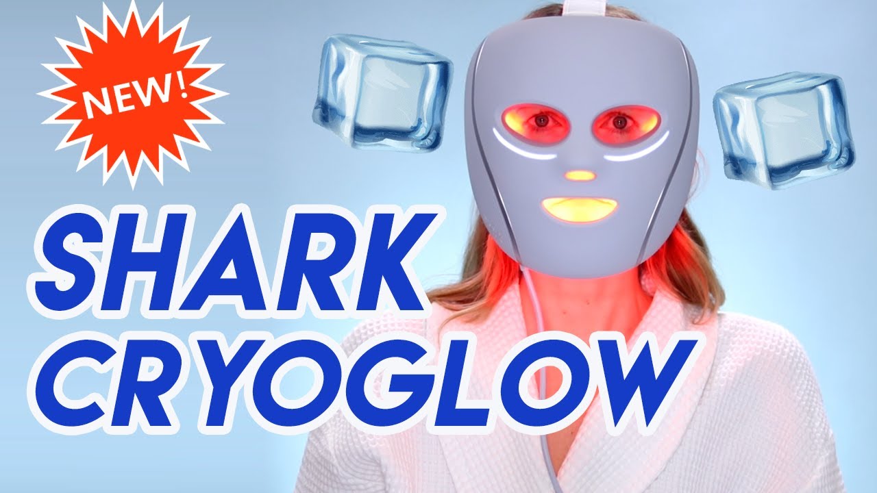NEW Shark CryoGlow LED Mask with Under Eye Cooling Mode! Instantly Smooth & Tighten Your Under Eyes