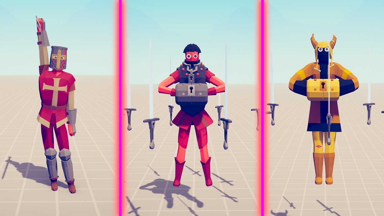 EVOLUTION OF SWORDCASTER - Totally Accurate Battle Simulator TABS