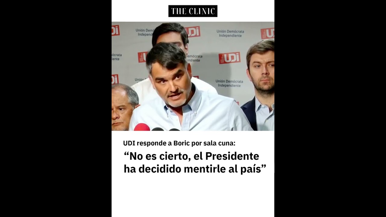 🗣️ La UDI responde a acusaciones de Presidente Boric por Ley de Sala Cuna