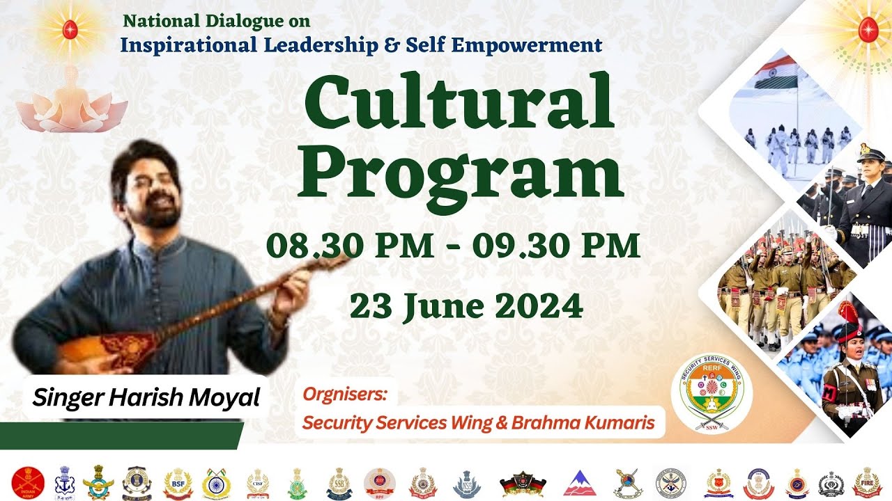 Cultural Program I Singer Harish Moyal, Mumbai I SSW I Gyan Sarovar I Mount  Abu I 23rd June, 2024