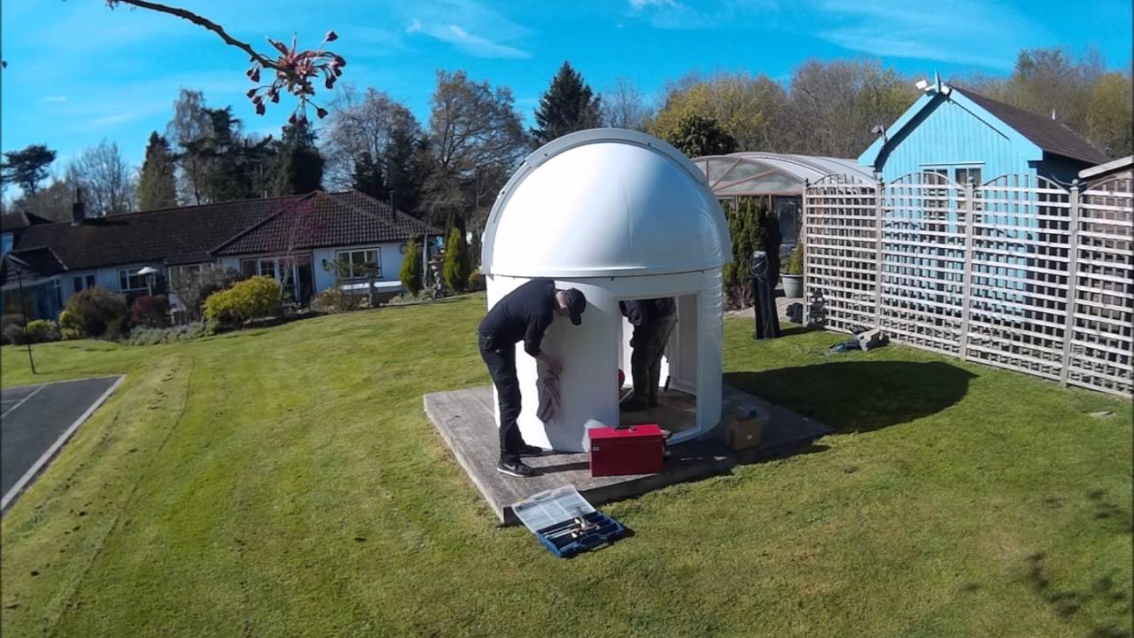 Observatory build timelapse