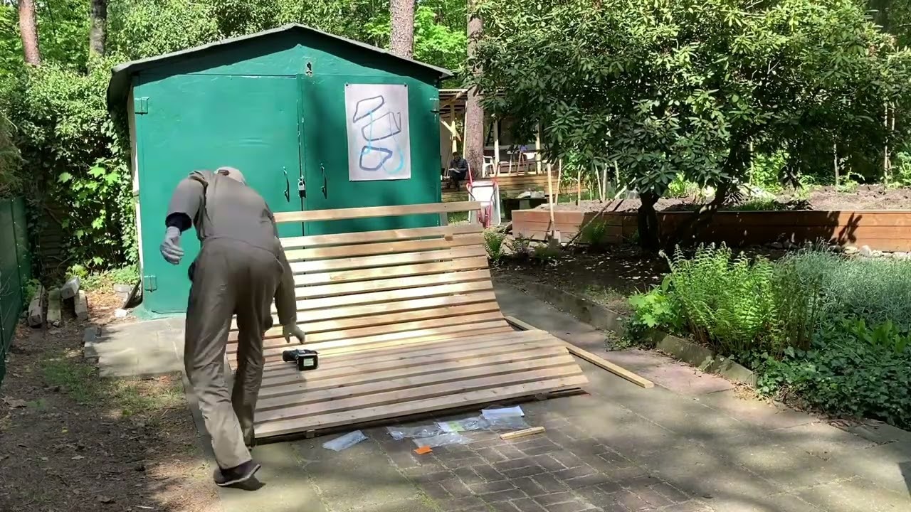 Aufbauvideo für Gartenliege, Relaxliege von hangsofa ®