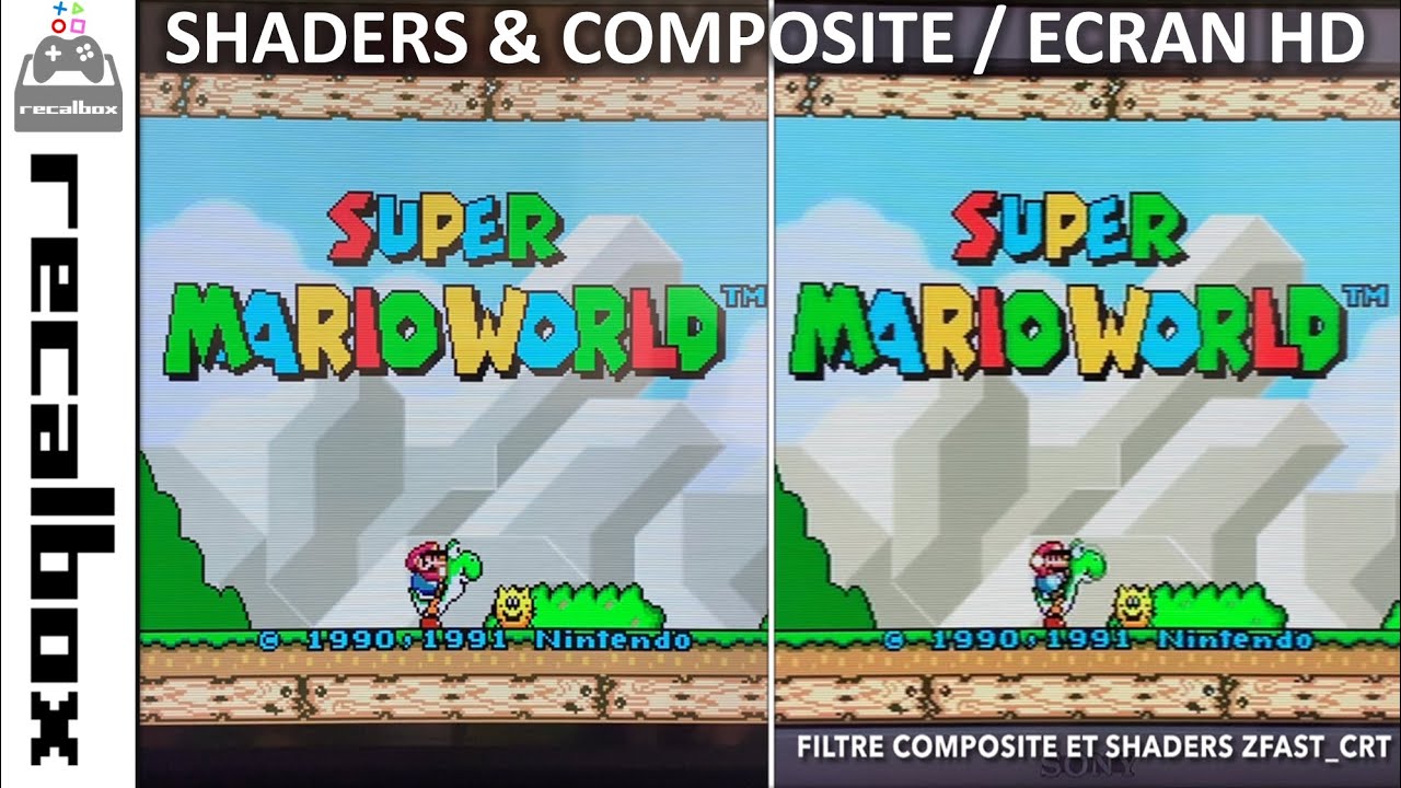 RECALBOX : Shaders & Composite / Écran HD