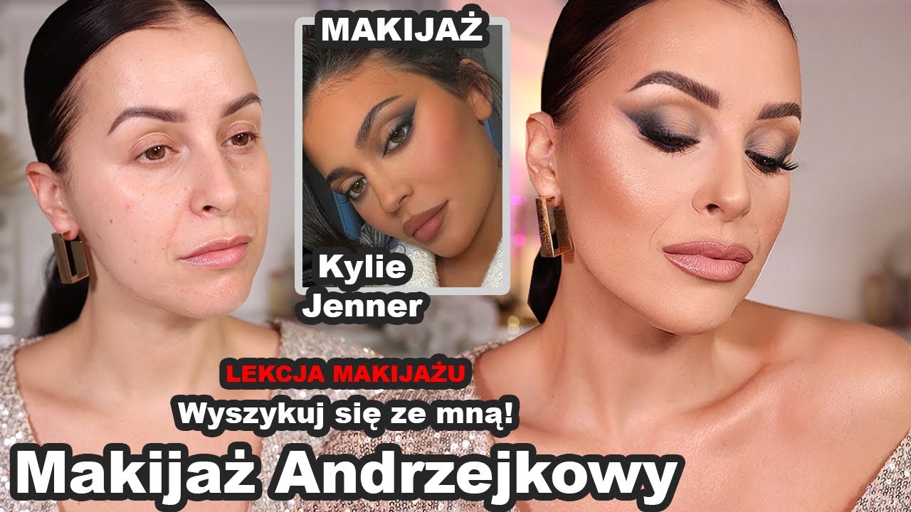 Lekcja Makijażu - Wyszykuj się ze mną! Makijaż Andrzejkowy w stylu Kylie Jenner