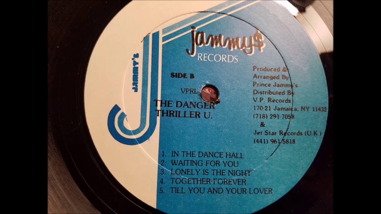 Thriller U - Lonely Is The Night - Jammy's LP - 1988