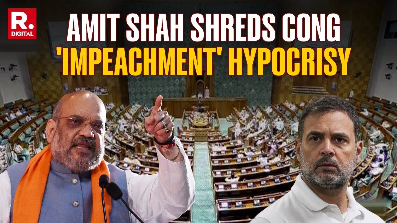 Amit Shah Tears Into Opp For Moving Impeachment Motion Against Madras High Court Judge