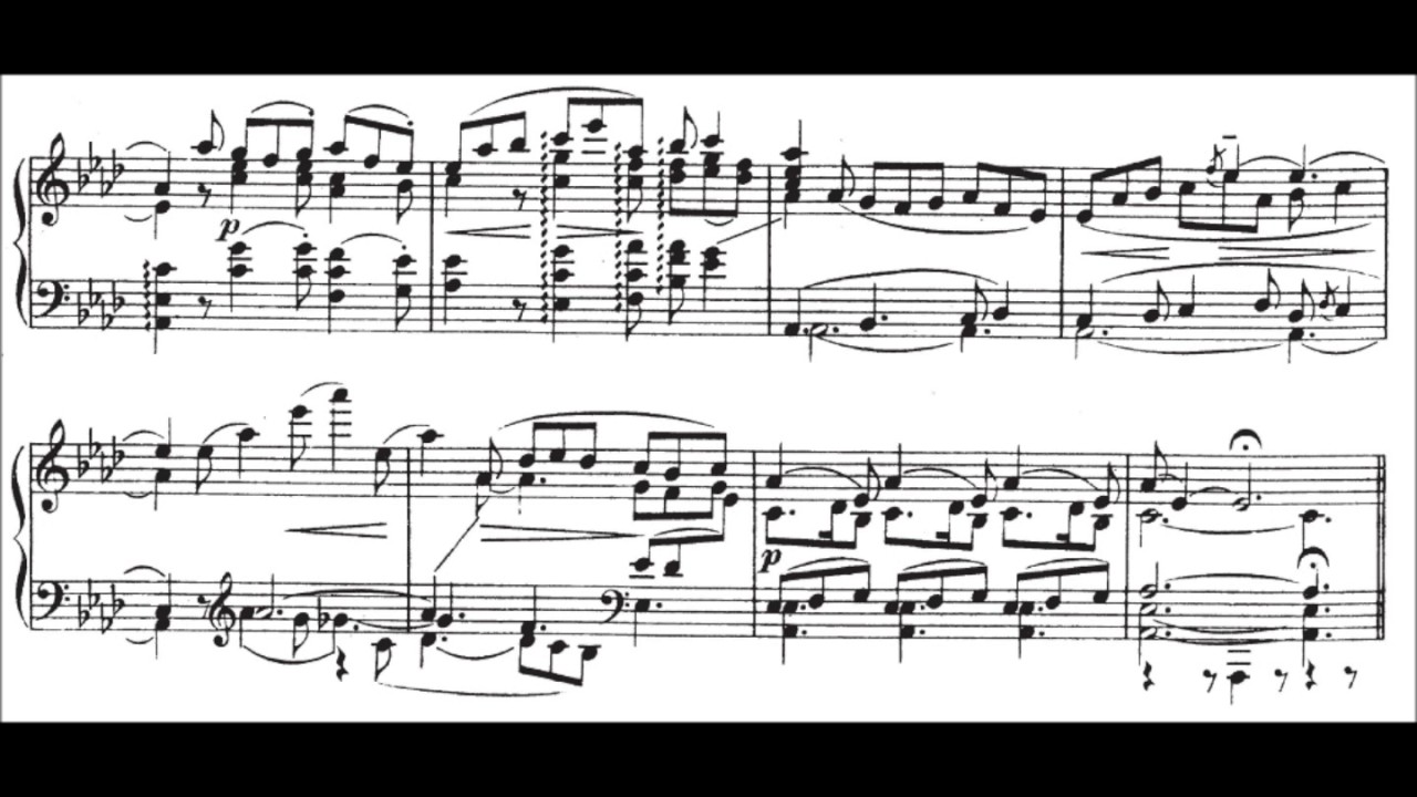 Meinders plays Lyadov - Variations sur un thème populaire polonais, Op.51 + sheet music