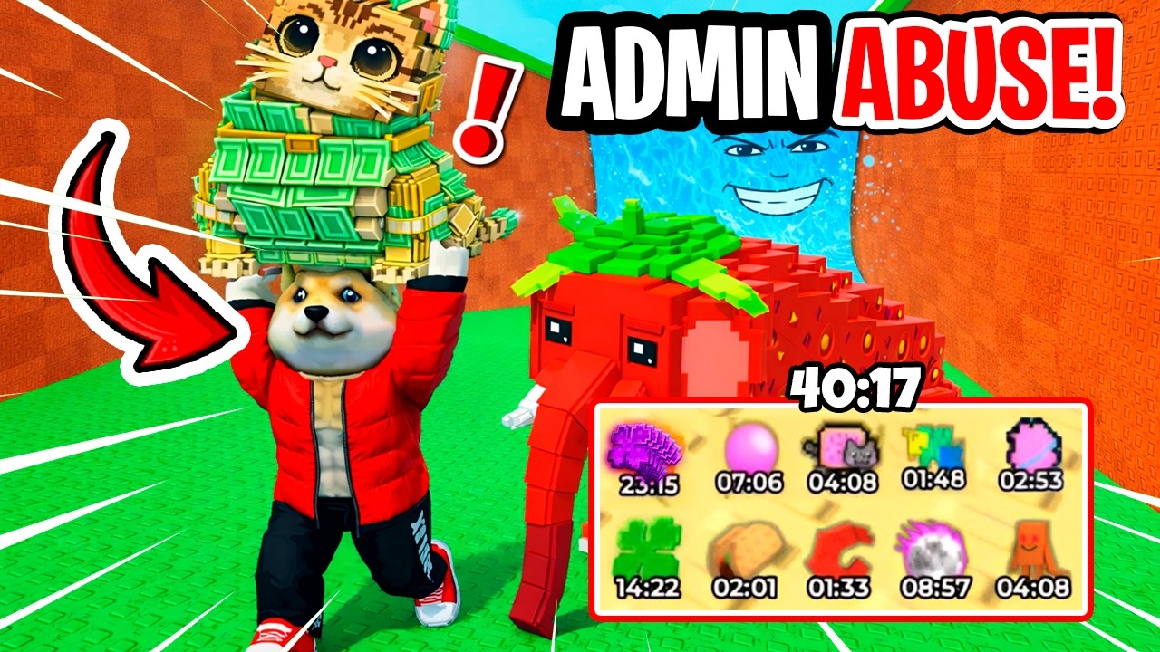 ¡YA EMPEZÓ ADMIN ABUSE 💰MONEY MONEY💰 y más Brainrots Exclusivos!  Escapa del Tsunami por Brainrots