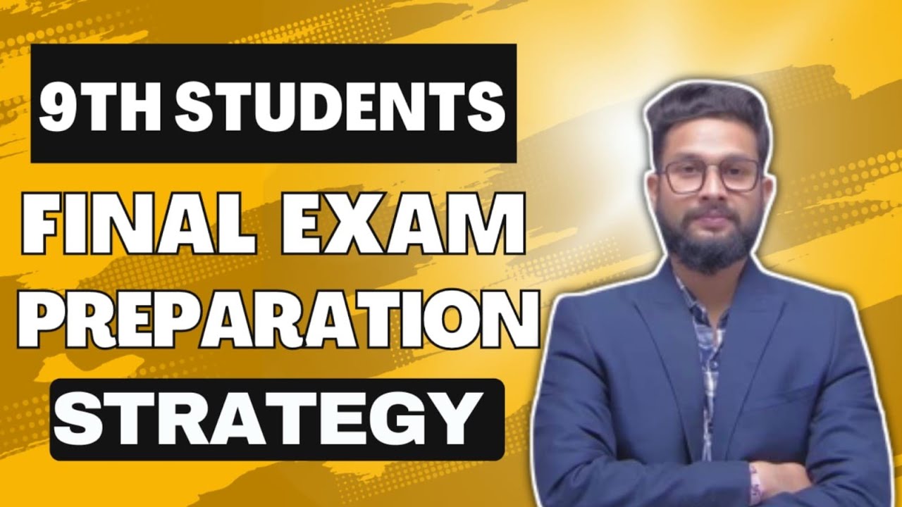 9th Students Final Exam Preparation Strategy | JR Tutorials |
