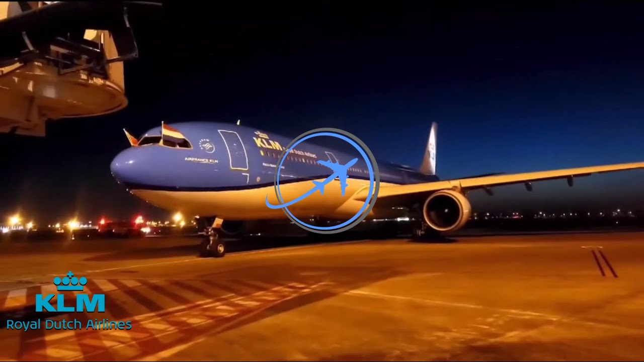 KLM inaugural flight water salute at the Piarco Int&rsquo;l Airport
