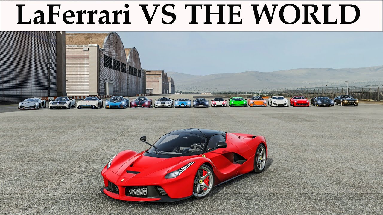 Forza 7 - LaFerrari vs The World: Is it the fastest Ferrari ever?