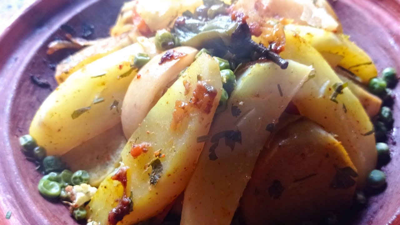 طاجين الخضر بدون لحوم صحي ولذيذ🥕🥔🧅🍅🍠🧄🥦