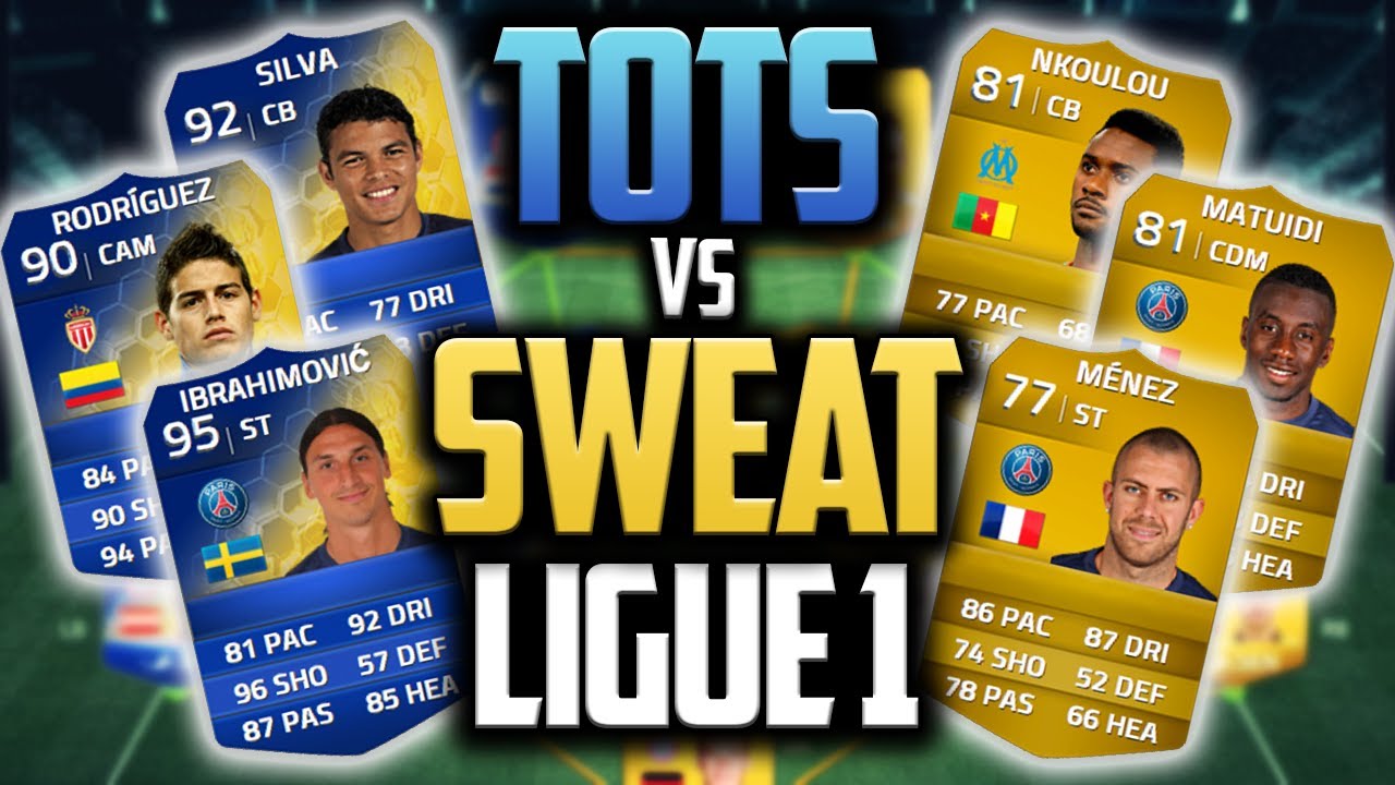 FIFA 14 - TOTS VS SWEAT - LIGUE 1! FT 95 TOTS IBRA!!!