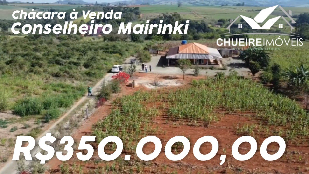 CHÁCARA DE ÁGUA MINERAL + CASA GRANDE NOVA R$350MIL