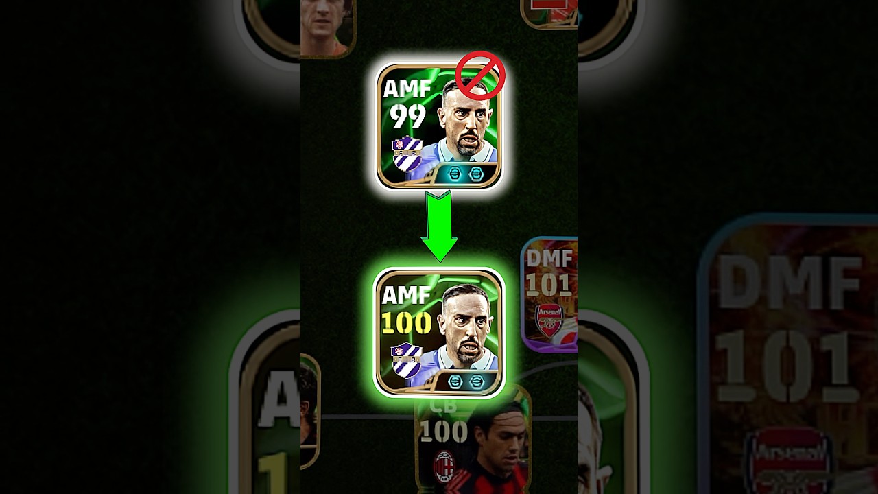 Free Double Booster Ribery 100 Training 🔥🔥#efootball2025