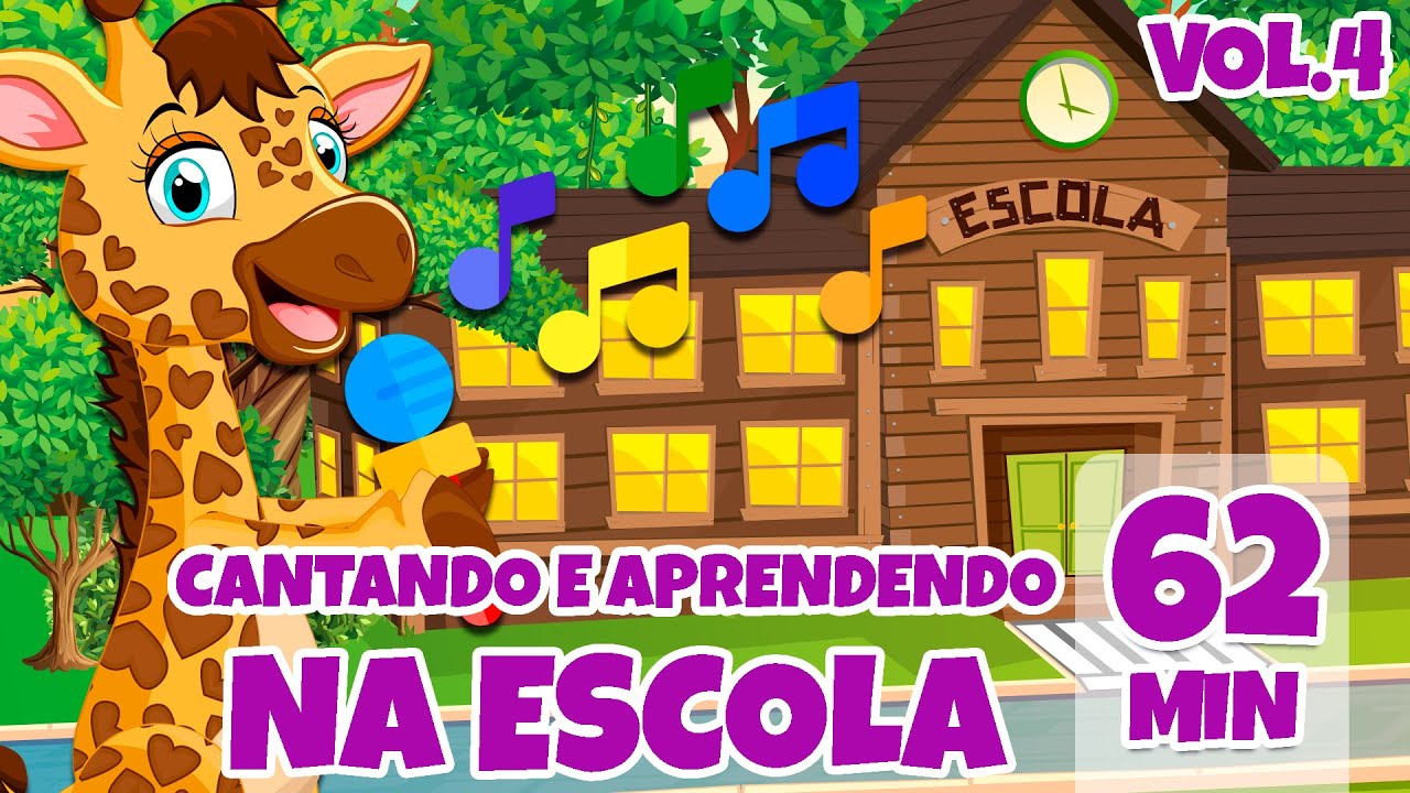 Cantando e Aprendendo na Escola Vol. 4 - Giramille 62 min | Desenho Animado Musical