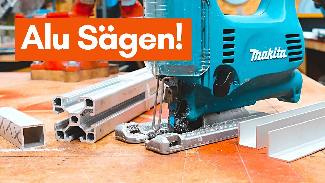 Wie Aluprofil mit der Stichsäge sägen? | Anleitung / Basics