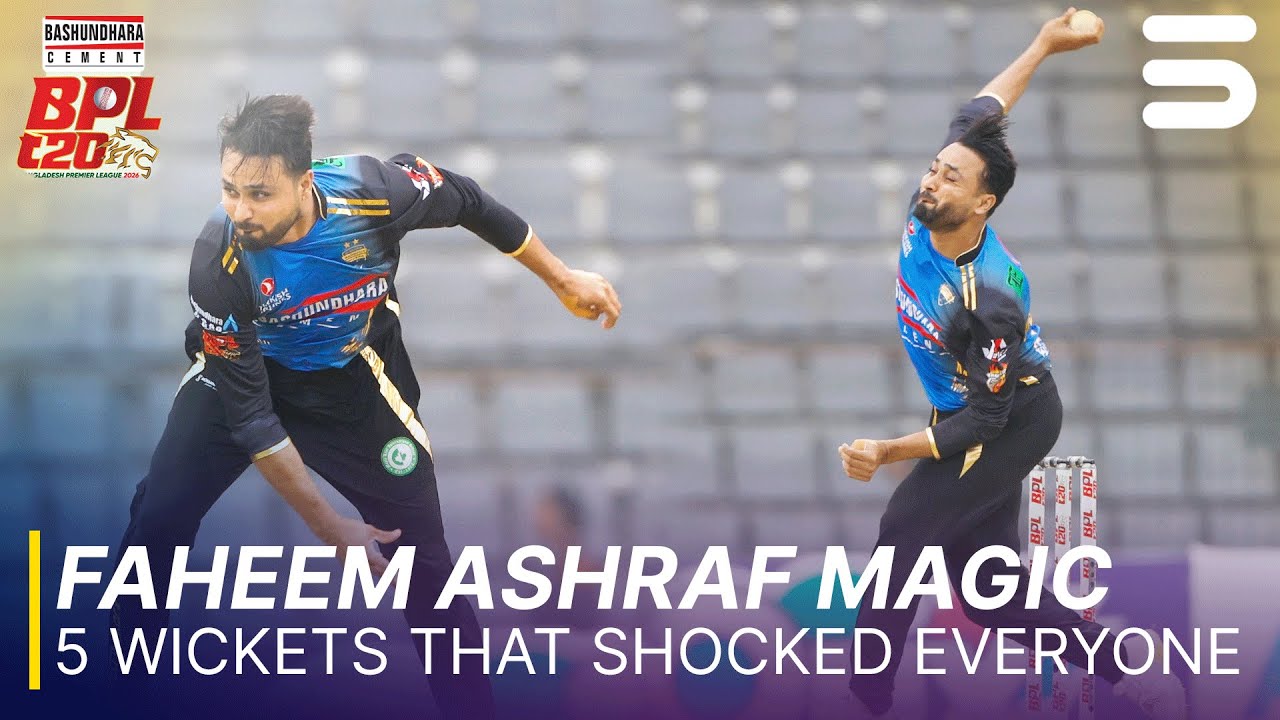 Faheem Ashraf on Fire 🔥 | 5 Match-Turning Wickets | Chattogram vs Rangpur | M5 | BPL 2025-26 | M3Z1K
