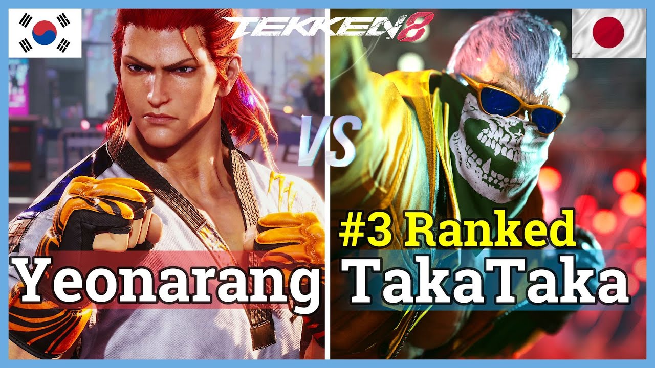 T8 ▰ TAKATAKA (#3 Ranked Bryan) Vs YEONARANG (Hwoarang) ▰ Tekken 8 High Level Gameplay