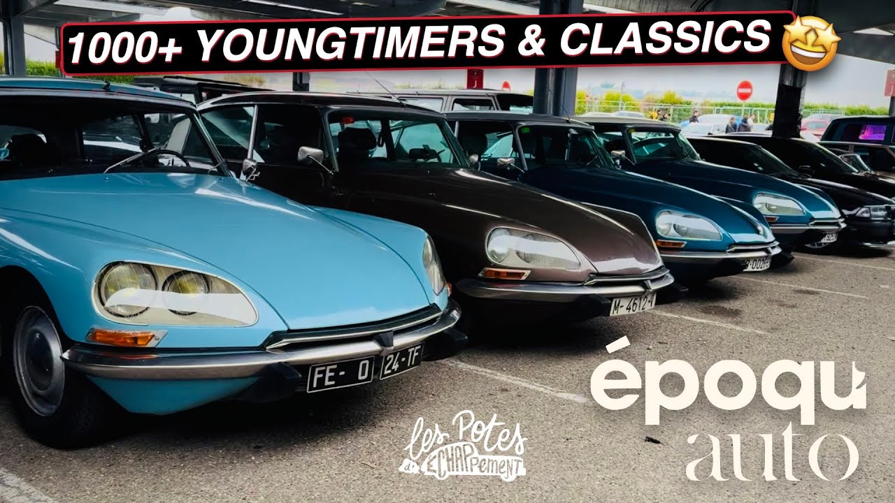 1000+ YOUNGTIMERS & CLASSICS sur le même PARKING 😳😍 - ÉPOQU'AUTO 2024