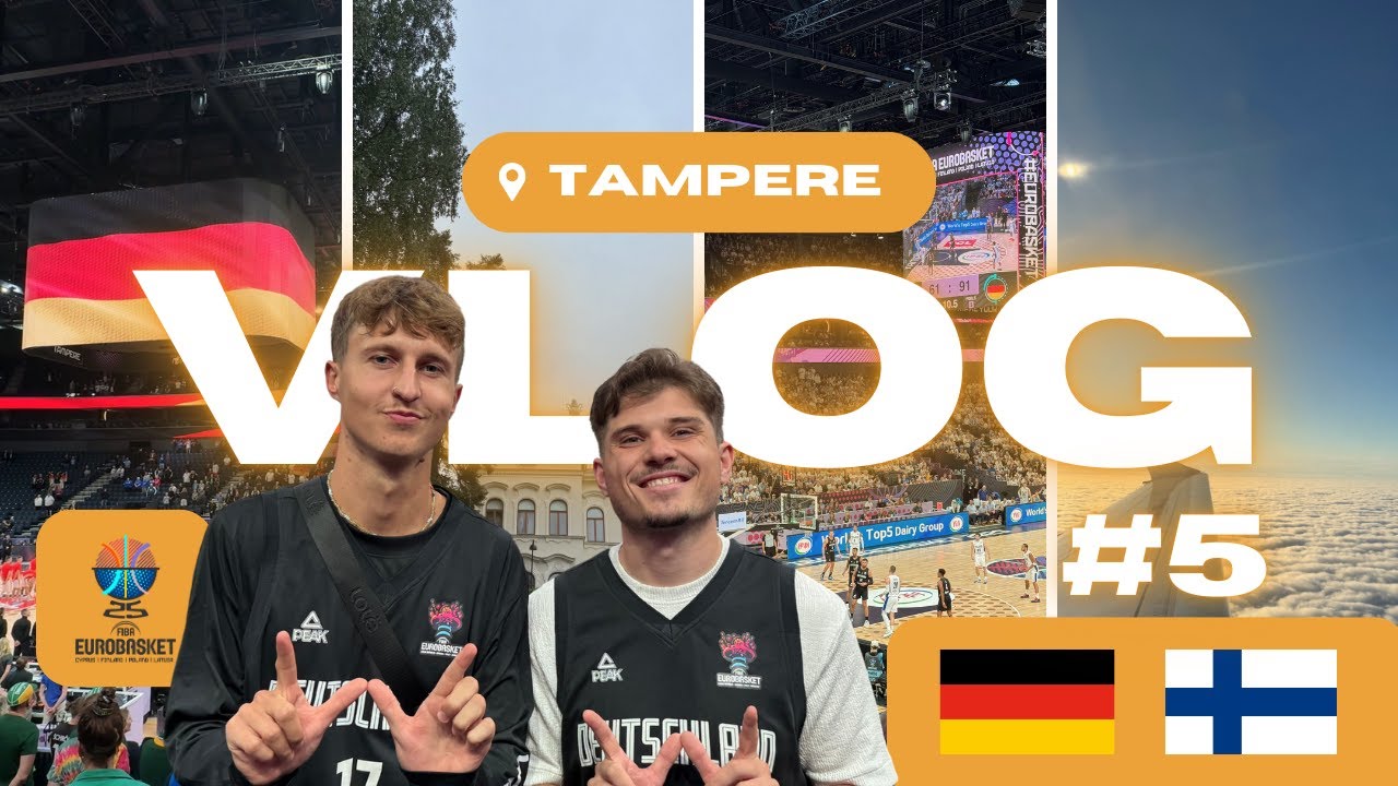 KRASSE STIMMUNG vs. Finnland 🔥  + Fast Food Tasting 🍔 | GER vs. FIN 🇩🇪🇫🇮  | EuroBasket 2025 Vlog #5