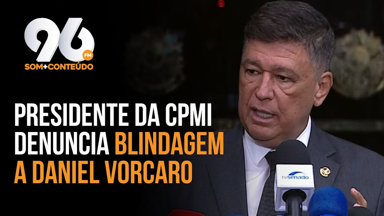 PRESIDENTE DA CPMI DENÚNCIA BLINDAGEM A DONO DO BANCO MASTER 