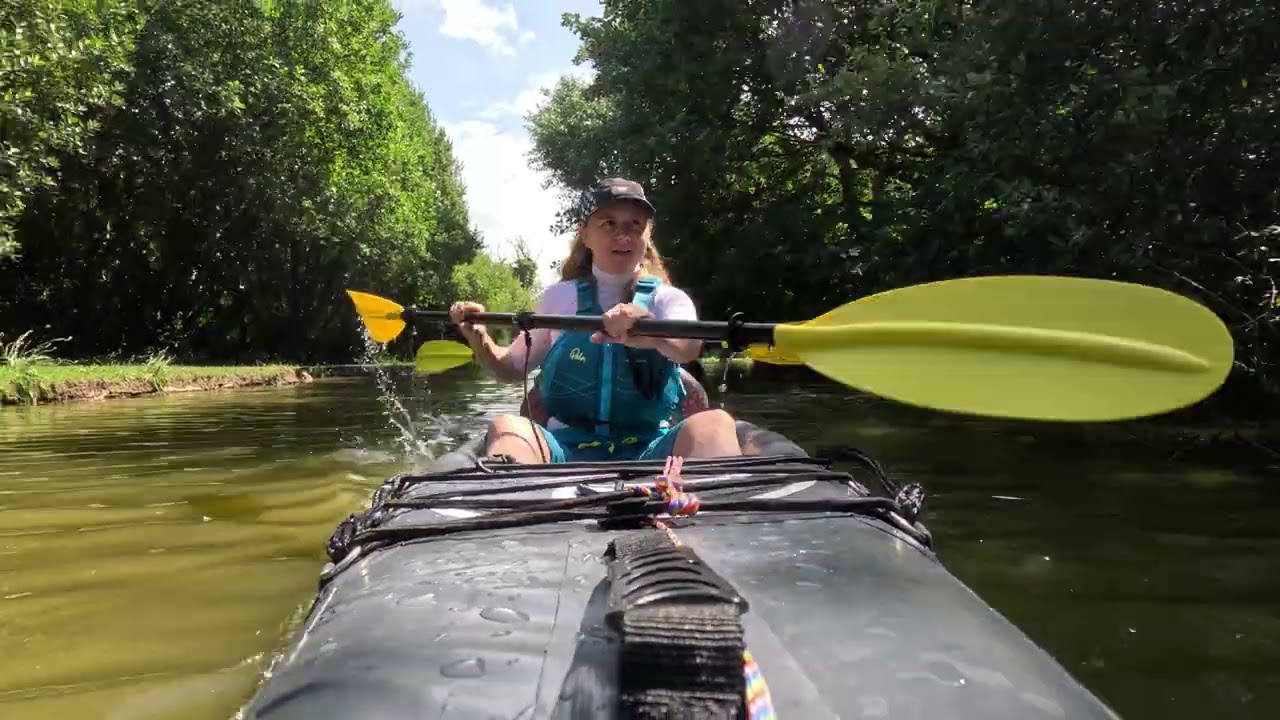 Trial the FreeSpirit Tiki DS Pro Kayak on the Historic Bude Canal Cornwall