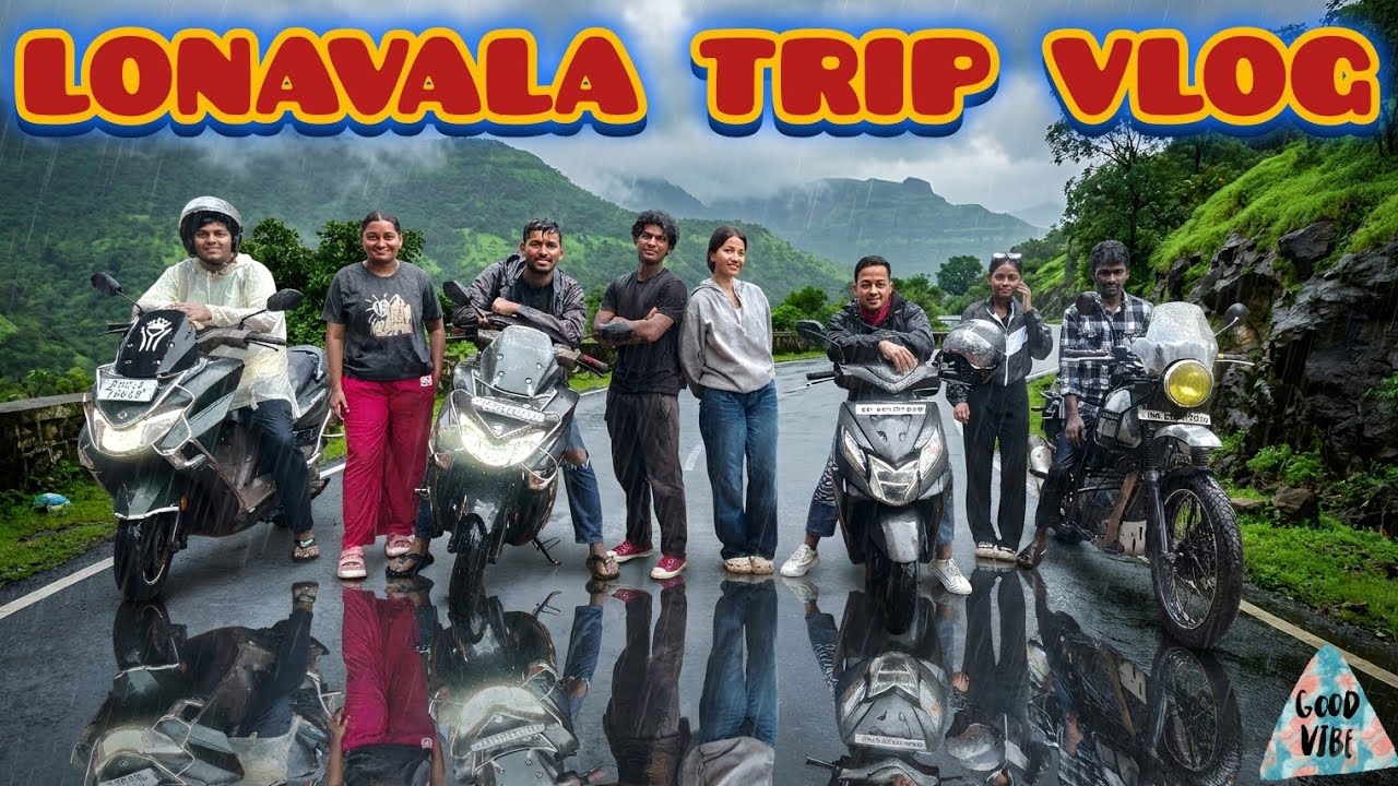 Lonavala Trip 2025 🌧️🔥 | Epic Road Adventure In The Rain With Friends & Lots Of Fun