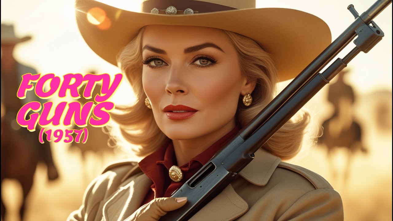 40 GUNS (1957) Full Movie | Best Classic Western Starring Barbara Stanwyck in Cinemascope