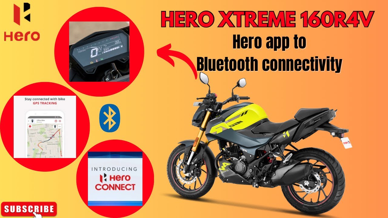 Hero Xtreme 160r 4v pro Hero app connect | Bluetooth connectivity | Detailed Video🔥🔥
