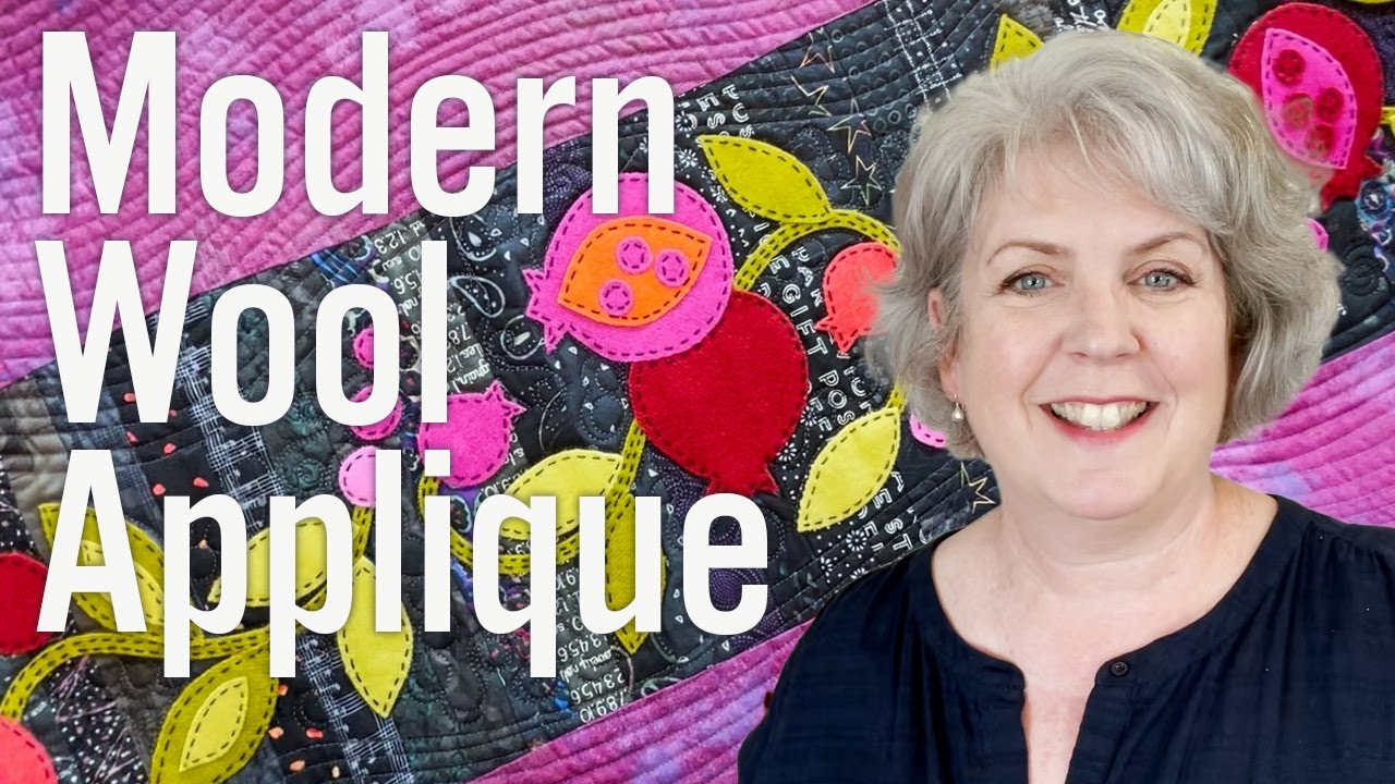 Bright & bold wool appliqué projects