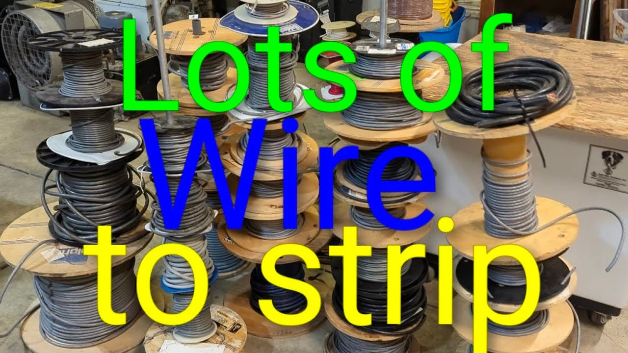 Auction buys, lots of Copper wire 