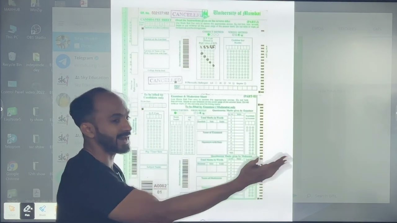 OMR SHEET KAISE FILL KARNA HAI ? |TYBCOM SEM 5 OFFLINE EXAM | MUMBAI UNIVERSITY |SIRAJ SHAIKH |