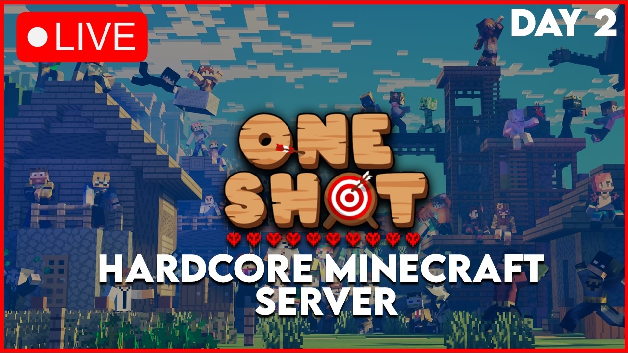 LIVE: Day 2 of OneShot SMP Season 10 - Hardcore Server #shortsfeed #shorts #live