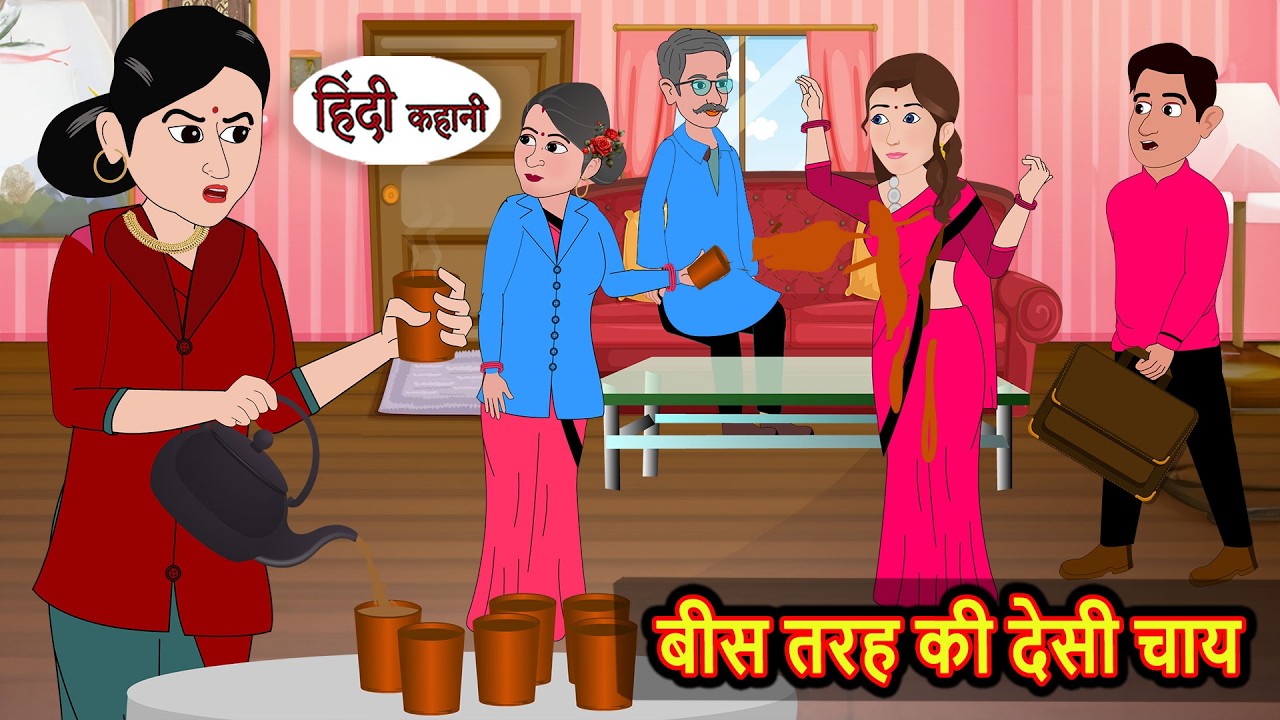 बीस तरह की देसी चाय | Stories in Hindi | Bedtime Stories | Fairy Tales | Moral Story Kahani