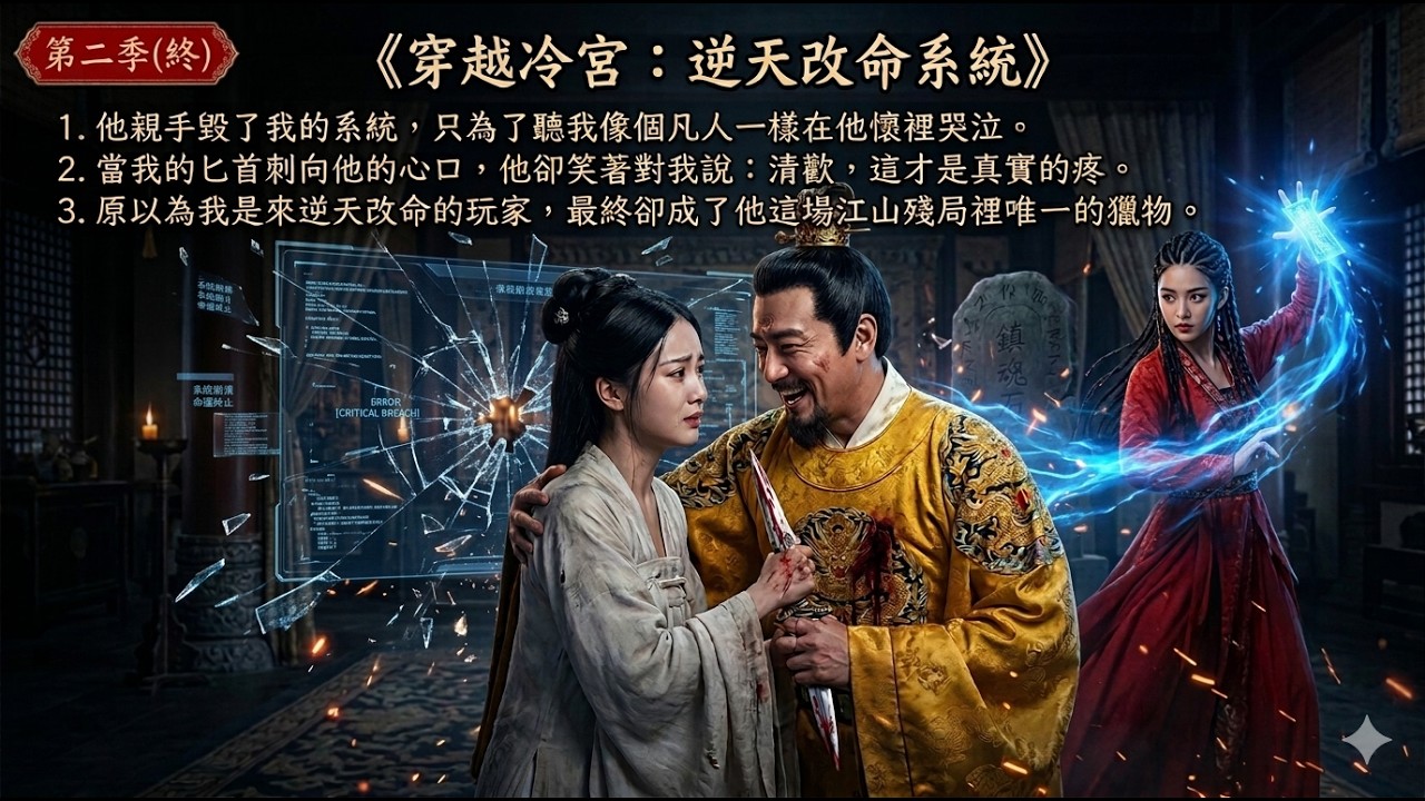 《穿越冷宮：逆天改命系統》l第二季|原以為我是來逆天改命的玩家，最終卻成了他這場江山殘局裡唯一的獵物