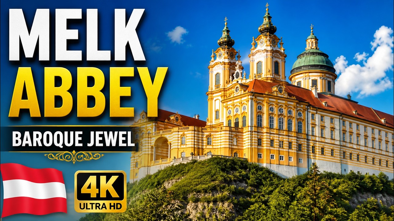 Benedictine Abbey Melk 🇦🇹 Baroque Jewel in Austria (4K) #ExploreAustria