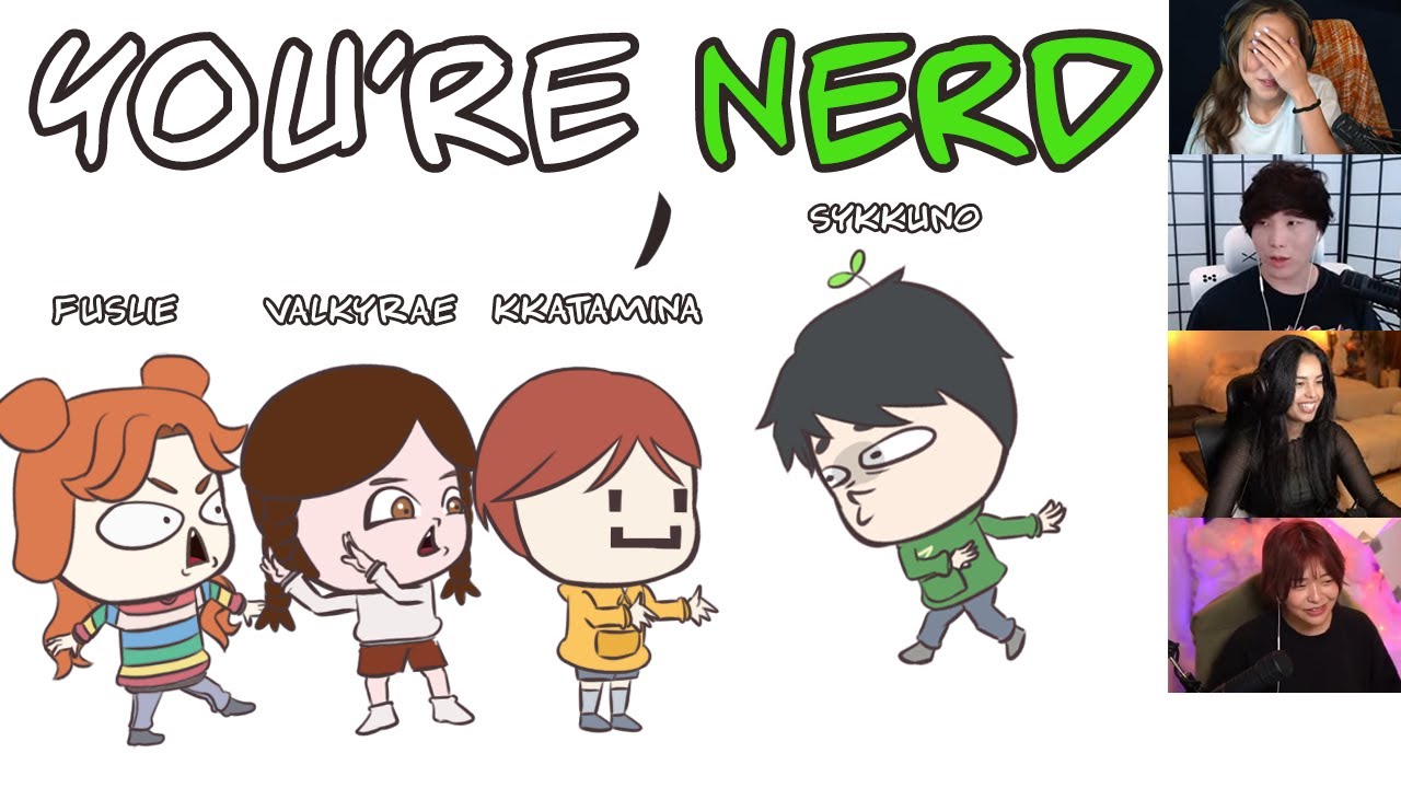 Miyoung Called Sykkuno Nerd, Valkyrae and Fuslie Unhinged Duo | Minecraft Animation