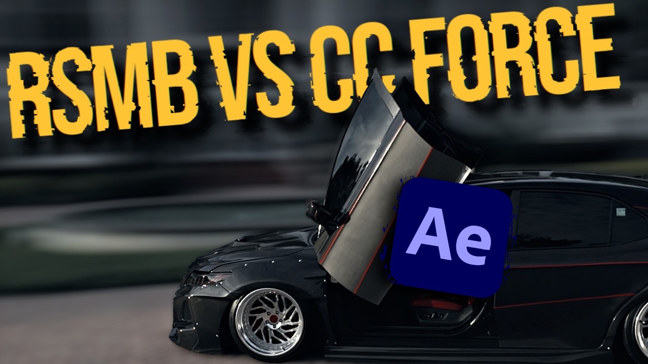 The SMOOTHEST Motion Blur: RSMB vs CC Force Motion Blur