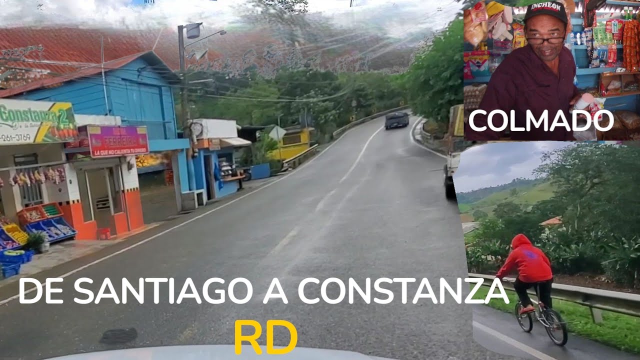 SUVIENDO DE SANTIAGO A   CONSTANZA Y SUS CAMPOS POR LA AUTOPISTA DUARTE RD