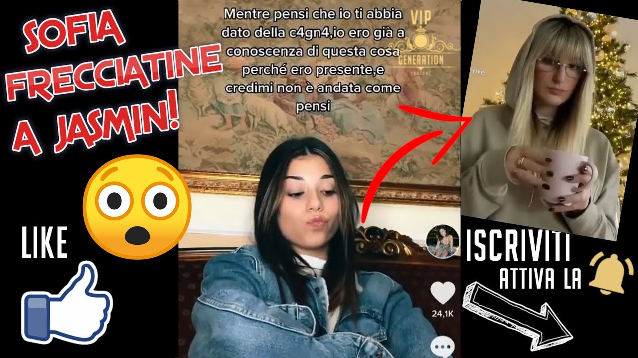 TIKTOK FRECCIATINE TRA SOFIA DELLE RIVE E JASMIN ZANGARELLI💔😲PER IL FIDANZATO ASTOL!